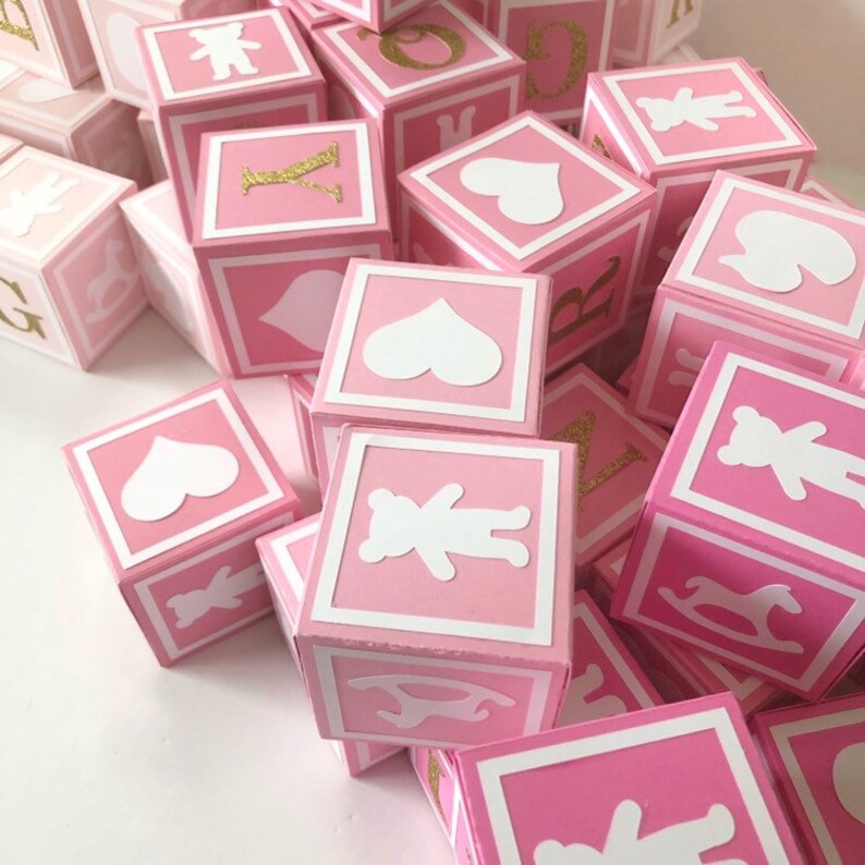 Medium Alphabet Blocks Baby Shower Decoration Etsy Medium Alphabet Blocks Baby Shower Decoration Etsy
