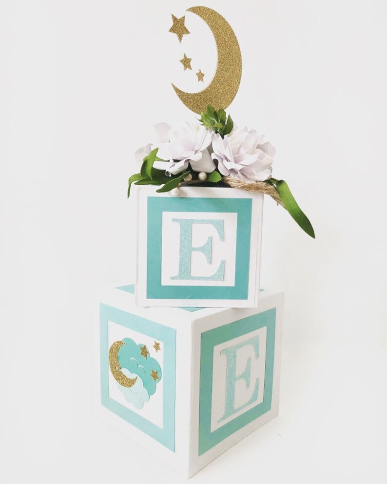 alphabet block centerpiece