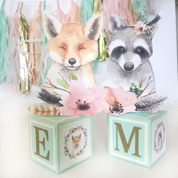 Forest Friends Baby Shower Decoration Etsy