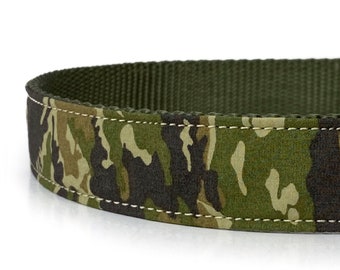 Camo Dog Collar - Camouflage Dog Collar - Hunting Dog Collar - Military Dog Collar -  Male Dog Collar - Boy