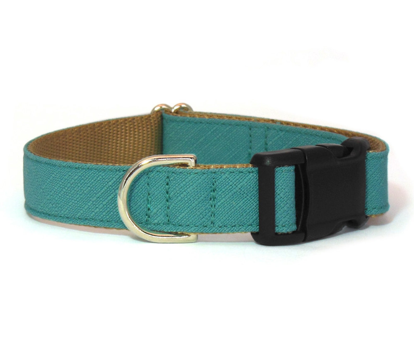 Durable Teal Blue Dog Collar Rugged Dog Collar in an Outdoor Etsy