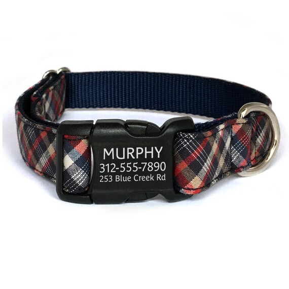 Black dog collar Leather dog collar Red dog collar dog collar SSC Personalized dog tag Blue dog Collar LL2 Silver dog collar