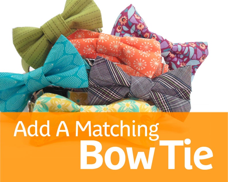Bow Tie for Dog Collars in Your Choice of Fabrics Dog Bow Etsy