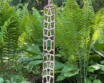 Vintage Cast Iron Architectural Salvage Garden Art or Wall Decor