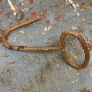 Vintage Hay Hook American Farm Tool Made From Rustic Wrought - Etsy