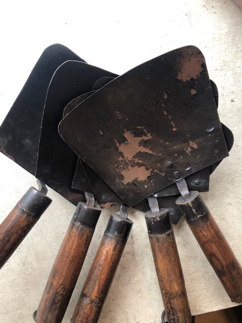 Firepit Ash Removal Tool Made From Wood and Steel Great for Etsy