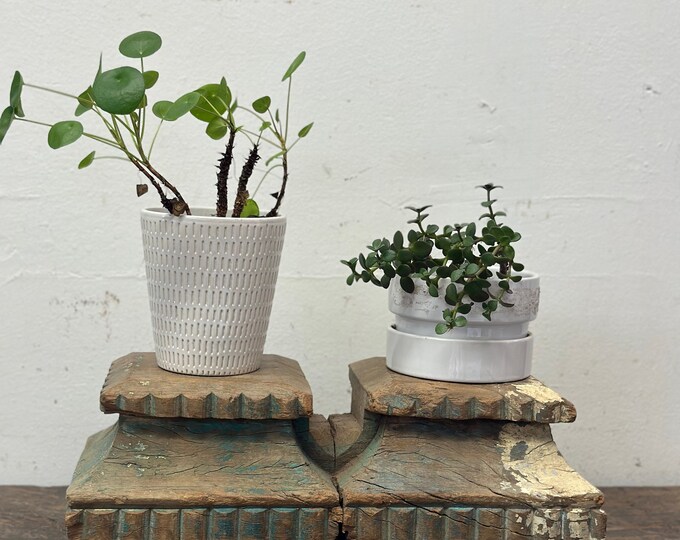 Rare Architectural Salvage Double Riser Plinth, Ideal as Plant Stands ...