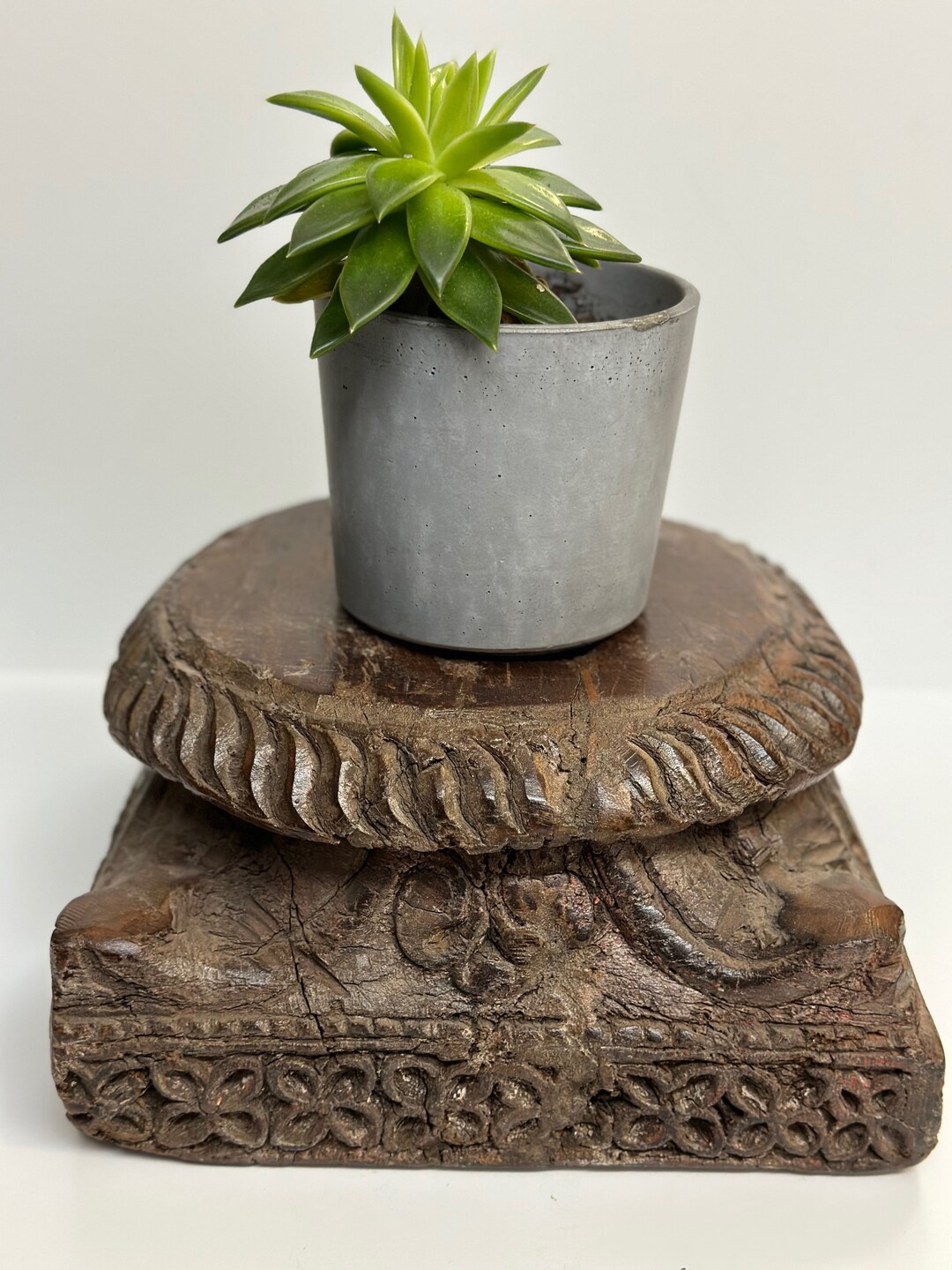 Architectural Salvage, Hand Carved Wood Riser is One of A Kind and ...