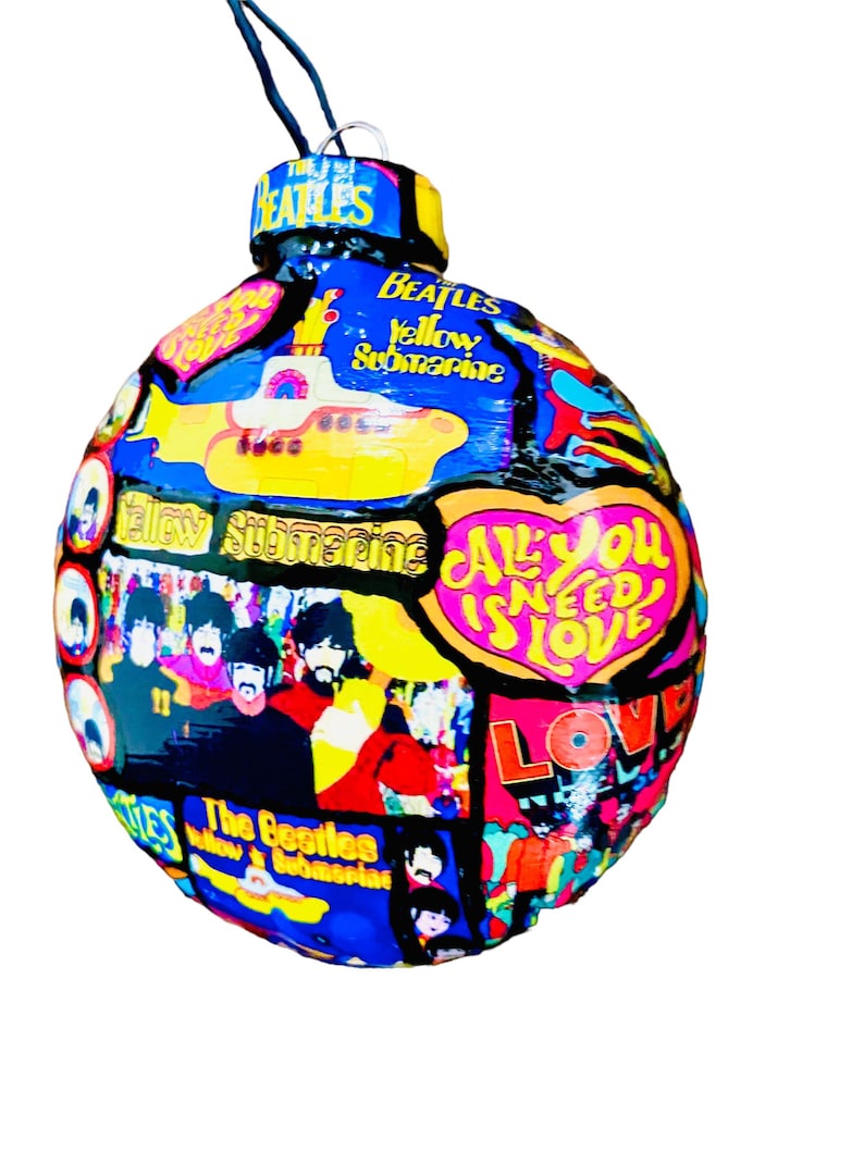 The Beatles Yellow Submarine Christmas Ornament/love is All Etsy