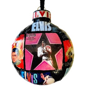Elvis Presley Christmas Ornament/Elvis Movie/Pink Suit/Elvis fan/Graceland/King of Rock n Roll image 4