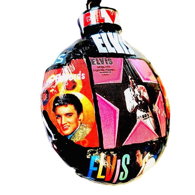 Elvis Presley Christmas Ornament/Elvis Movie/Pink Suit/Elvis fan/Graceland/King of Rock n Roll image 8