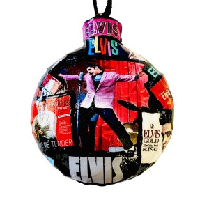 Elvis Presley Christmas Ornament/Elvis Movie/Pink Suit/Elvis fan/Graceland/King of Rock n Roll image 2