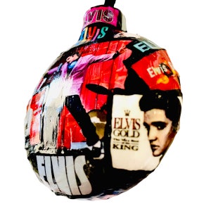 Elvis Presley Christmas Ornament/Elvis Movie/Pink Suit/Elvis fan/Graceland/King of Rock n Roll image 9