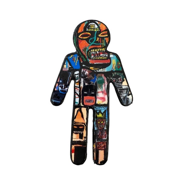 Basquiat Art Lover Menschen Pin/Collage Kunst/Berühmte Künstler Serie/NYC Künstler/Handwerker Schmuck