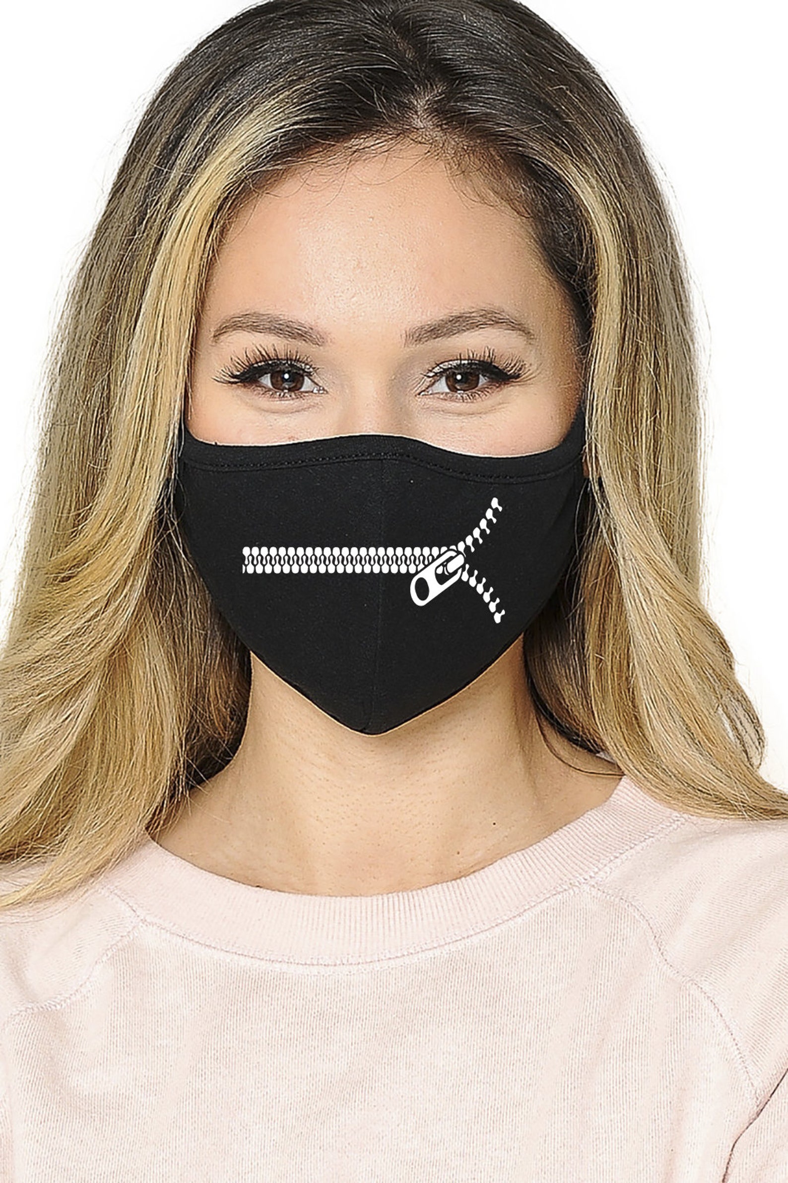 Zipper face mask Zip face mask adult face mask unisex Etsy