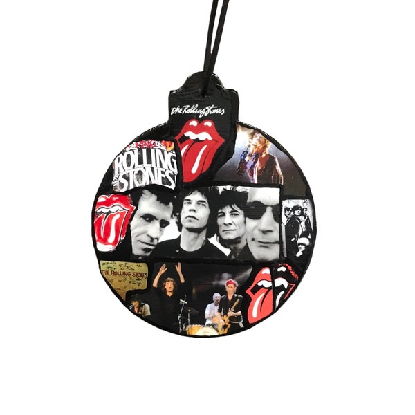 The Rolling Stones Christmas Ornaments Etsy