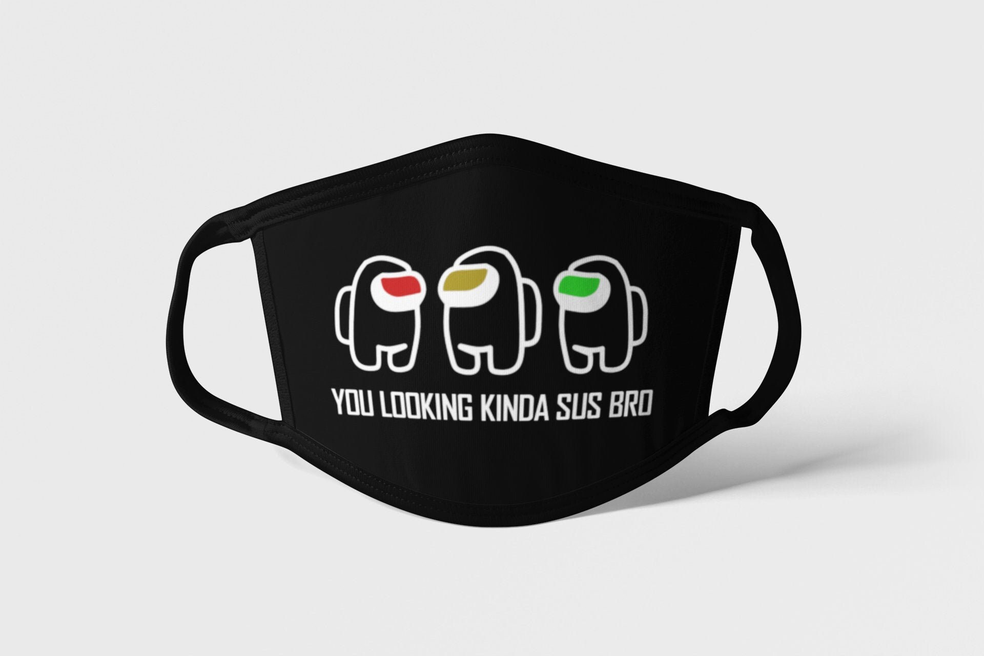 Among Us Face Mask - You Look SUS Face Mask - Among Us Mask kids - Am…
