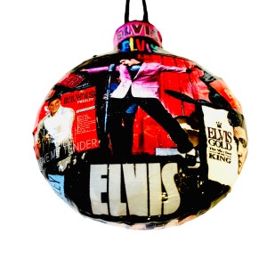 Elvis Presley Christmas Ornament/Elvis Movie/Pink Suit/Elvis fan/Graceland/King of Rock n Roll image 6