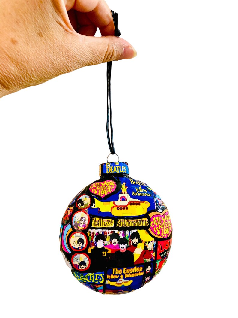 The Beatles Yellow Submarine Christmas Ornament/love is All Etsy
