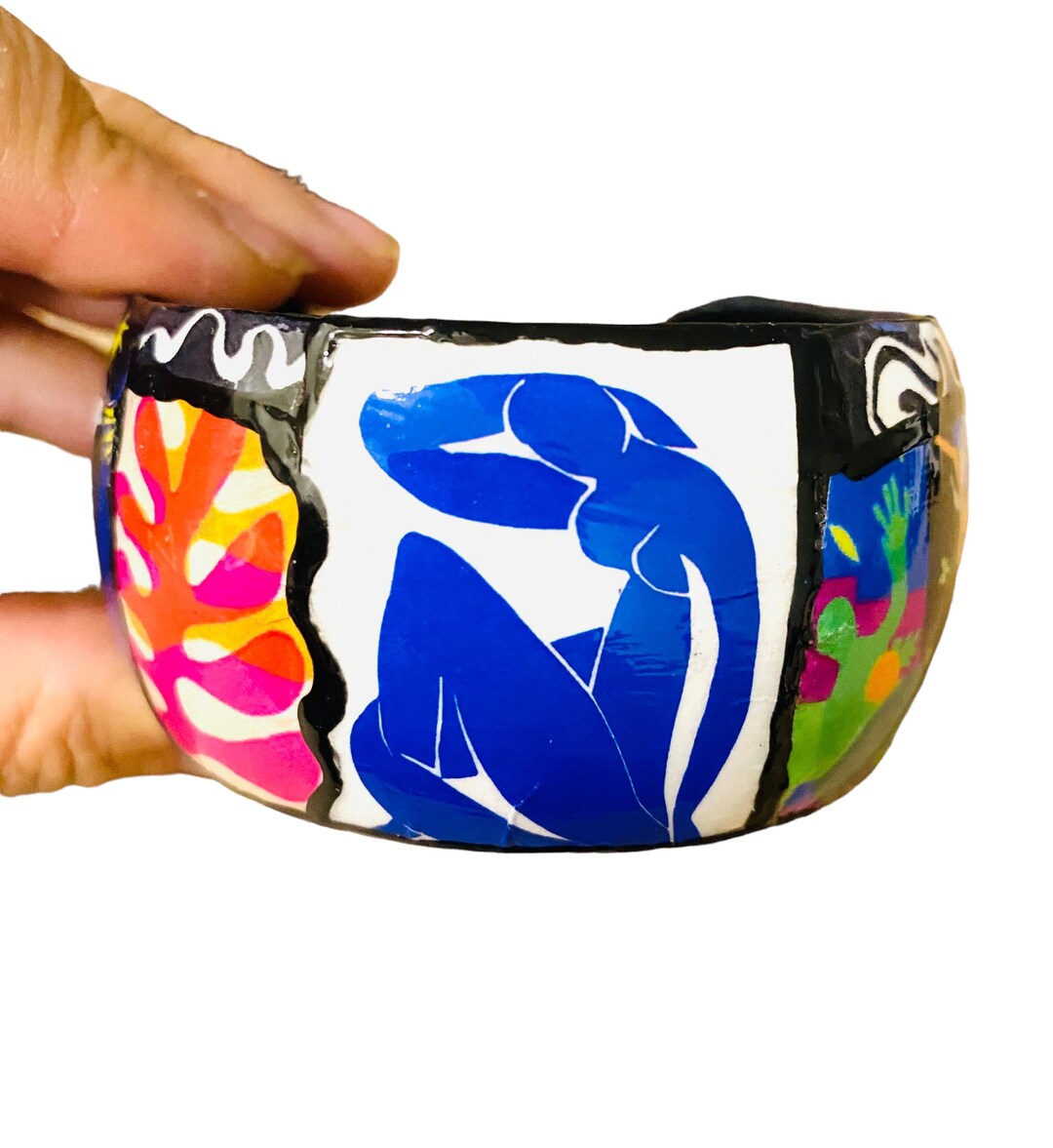 Henri Matisse Cuff Bracelet/matisses Art/paintings/collage Etsy