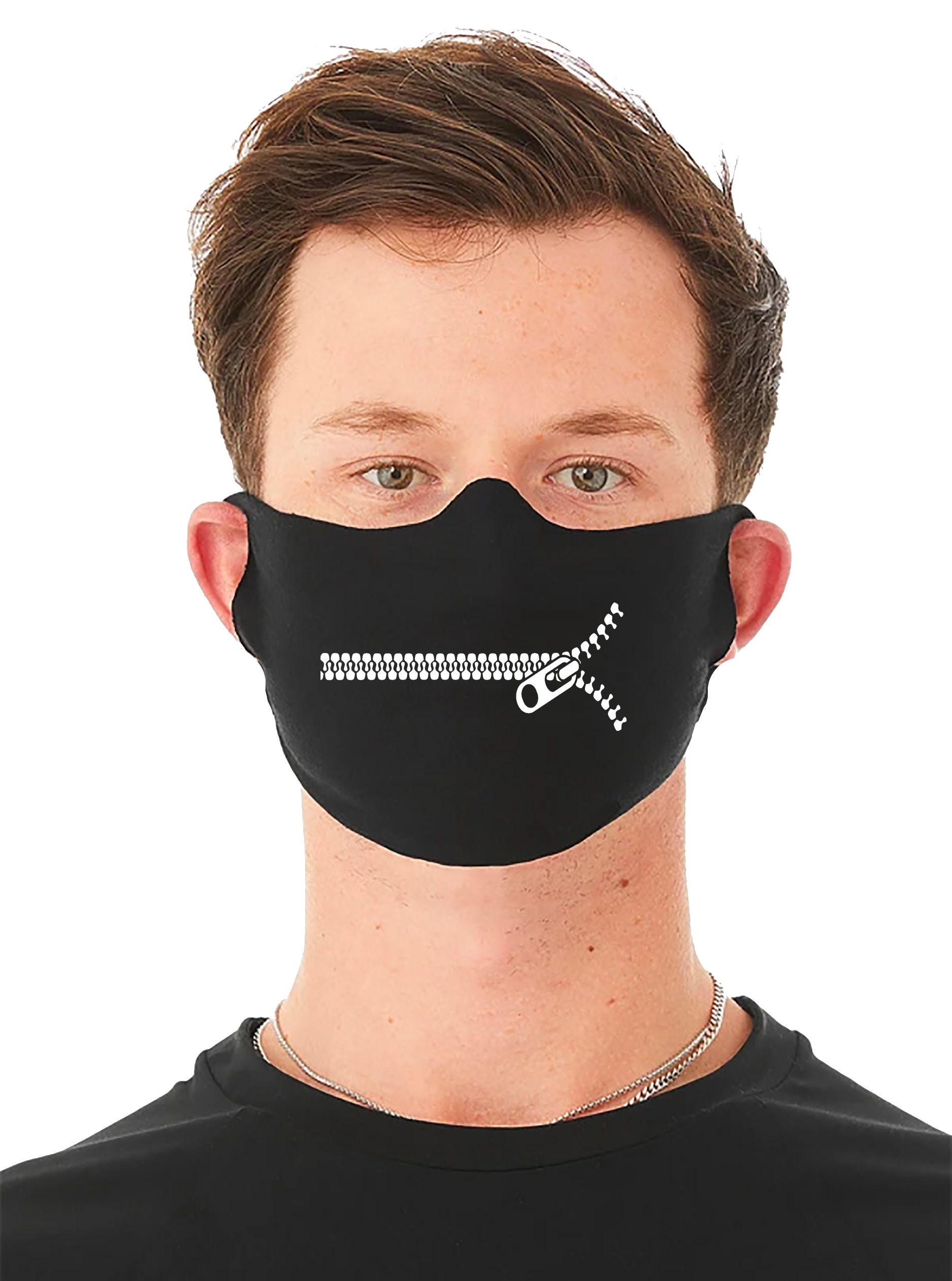 Zipper face mask Zip face mask adult face mask unisex Etsy