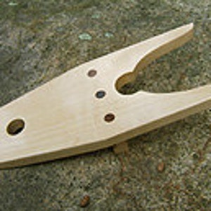 Wooden Boot Jack hand crafted from Birch & Cherry image 2