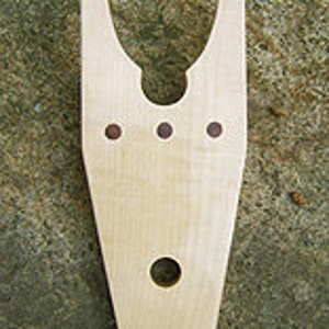 Wooden Boot Jack hand crafted from Birch & Cherry image 3