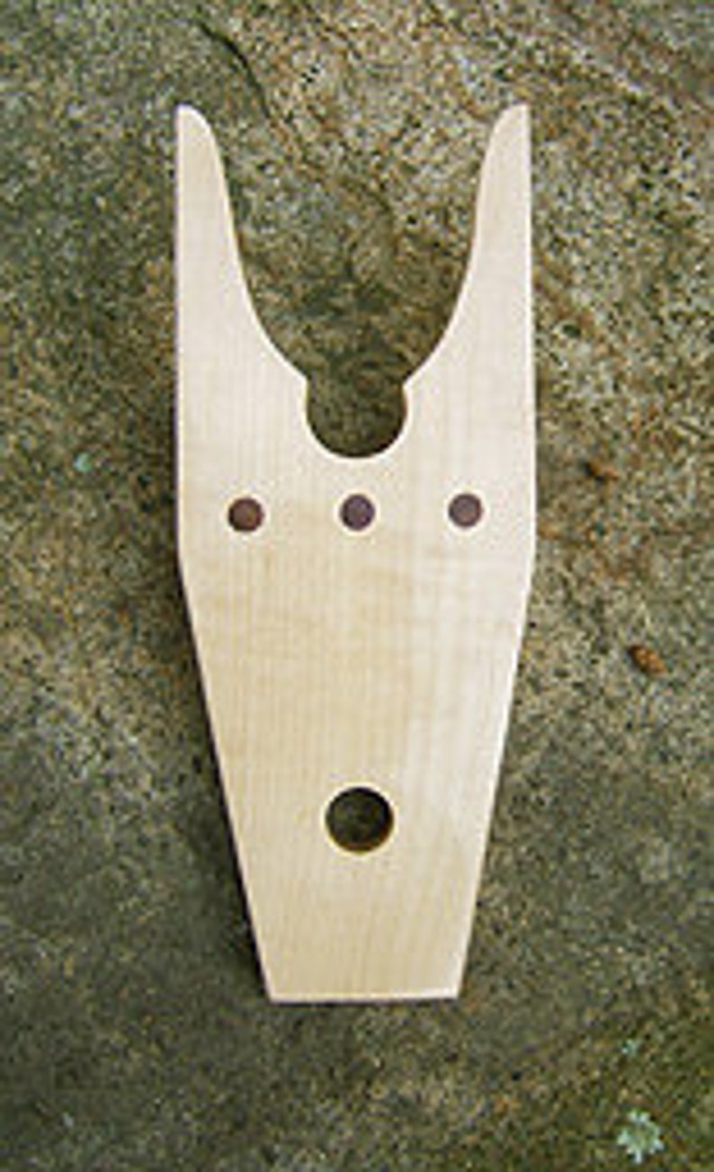 Wooden Boot Jack hand crafted from Birch & Cherry image 3