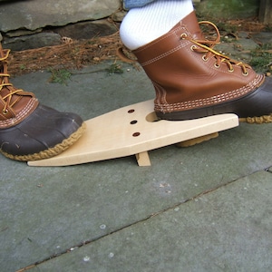 Wooden Boot Jack hand crafted from Birch & Cherry image 1