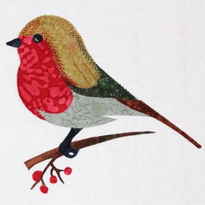 Robin Applique PDF Pattern -  Suitable for All Skill Levels