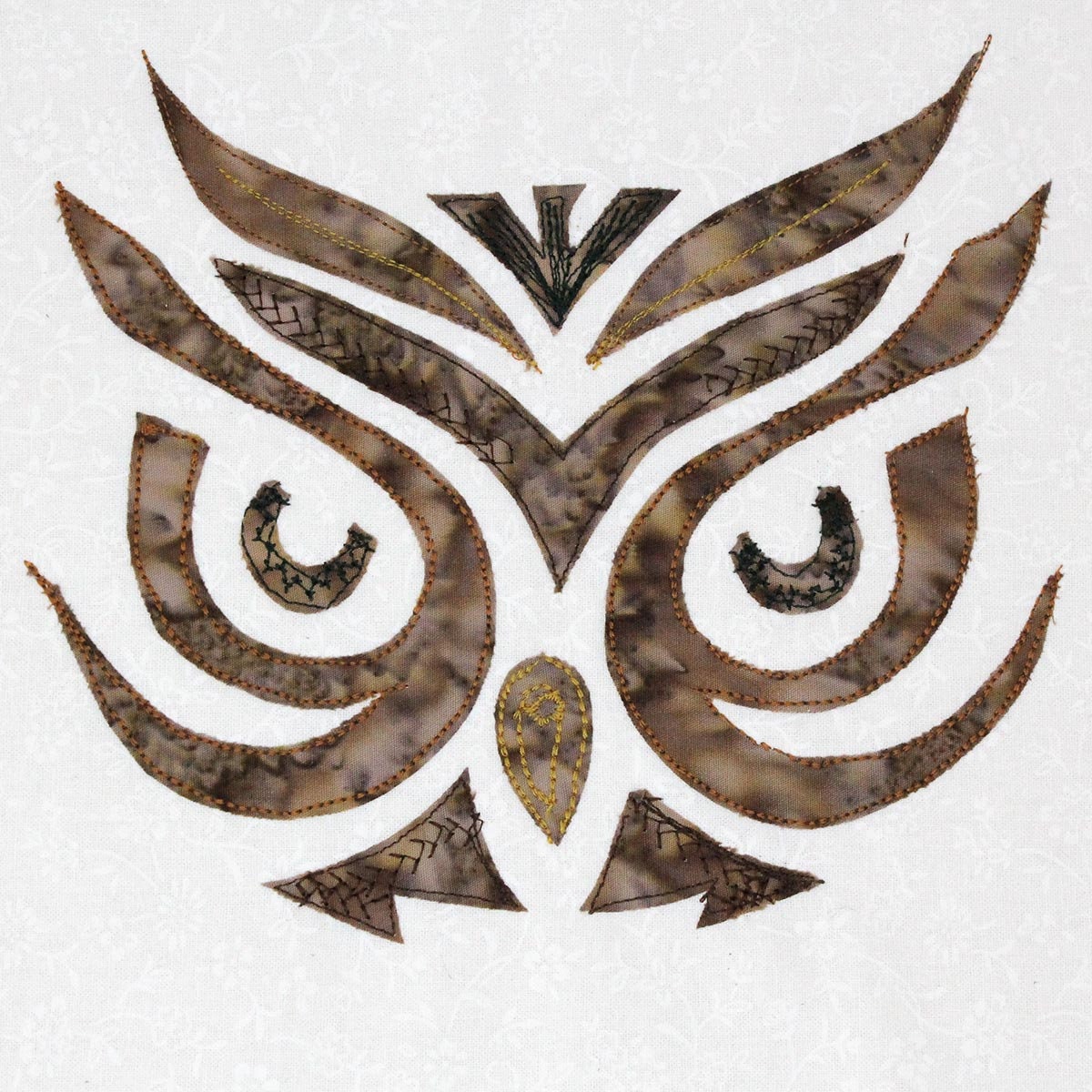 Owl Applique PDF Pattern -  Suitable for All Skill Levels