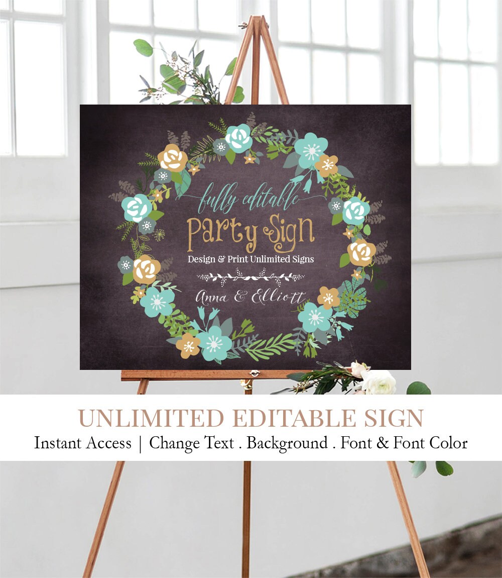 Rustic Wood Baby Shower Sign Wooden Party Sign to Etsy