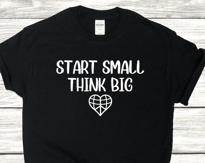 Start Small Think Big Graphic T-Shirt Michael Franti Work Hard Be Kind Soulrocker