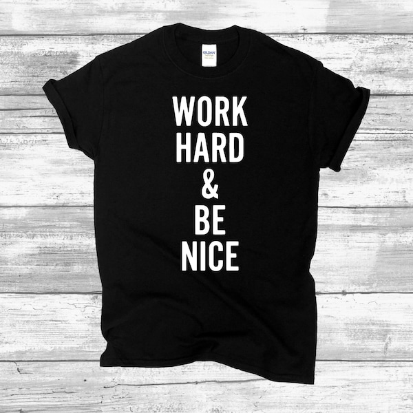 Work Hard and Be Nice Graphic T-Shirt Michael Franti Tank Top