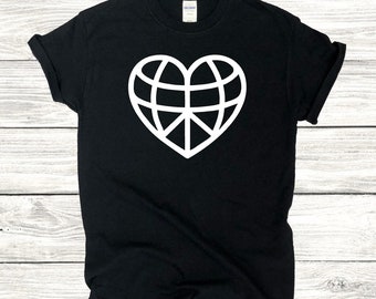 Soulrocker T-Shirt World Peace Heart Michael Franti Style