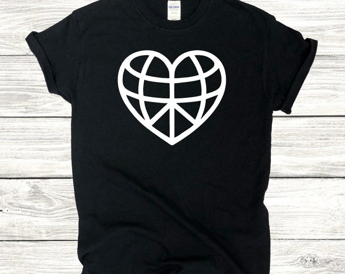 Soulrocker T-Shirt World Peace Heart Michael Franti Style