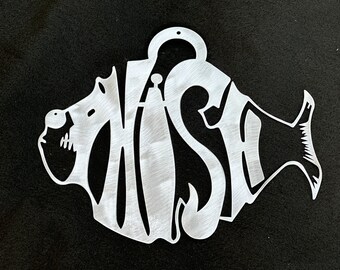 Phish Band Steel Wind Spinner, Metal Garden Decor,  Metal Art Sign