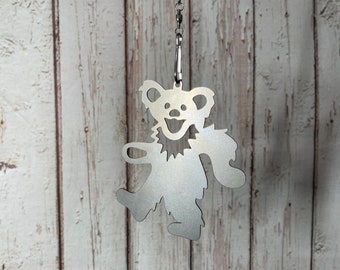 Dancing Bear Cut Steel Ornament or Spinner Grateful Dead and Company