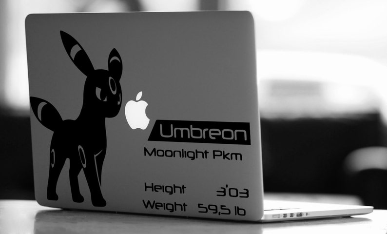 Umbreon Pokemon vinyl decal