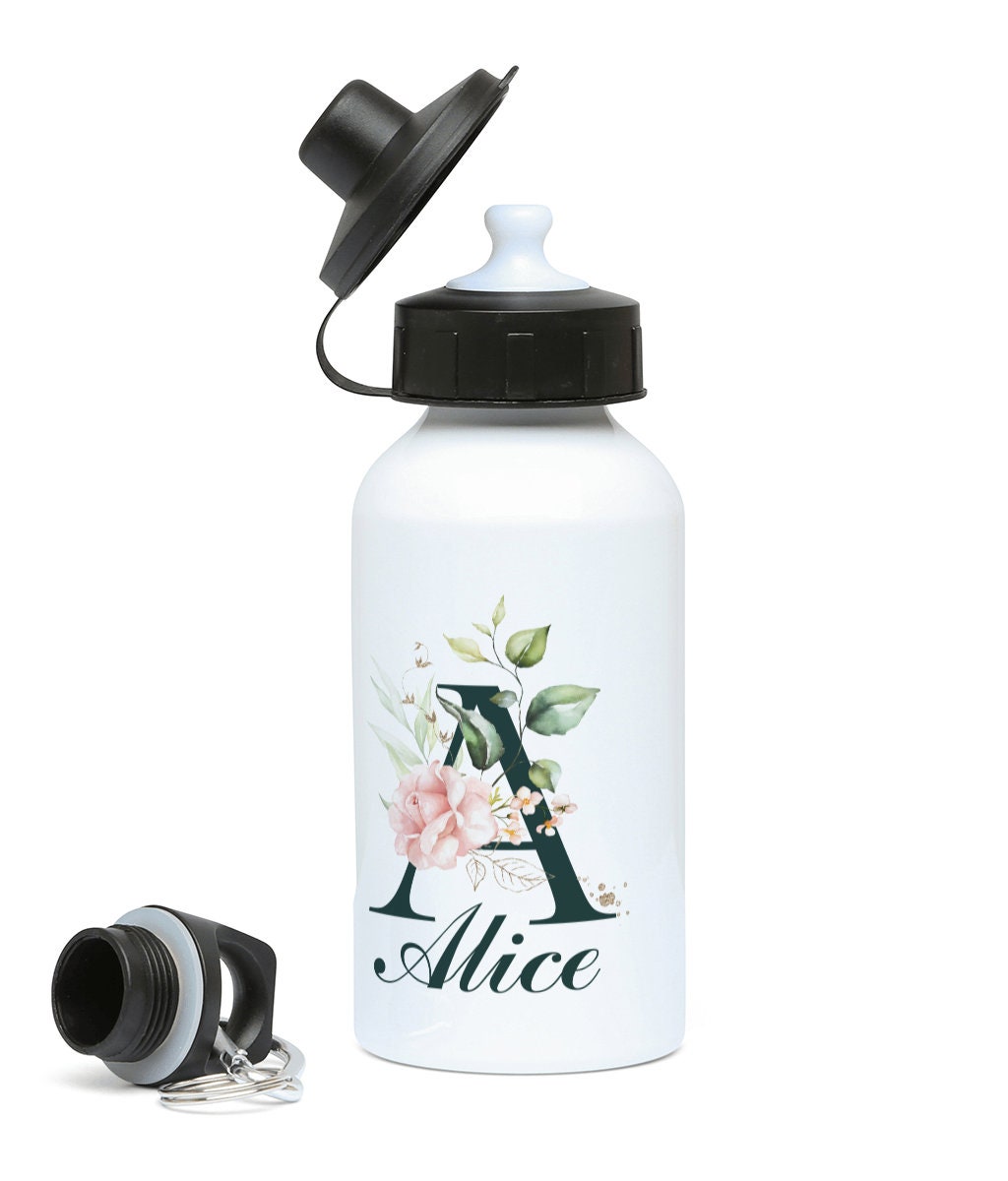 Personalized Initial Water Bottle Name bottle personalized Etsy