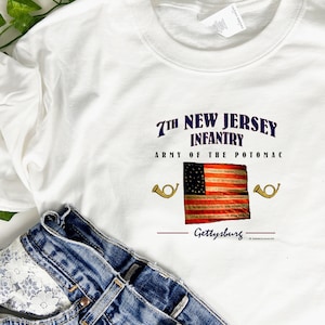 Civil War T-Shirt 7th New Jersey Infantry