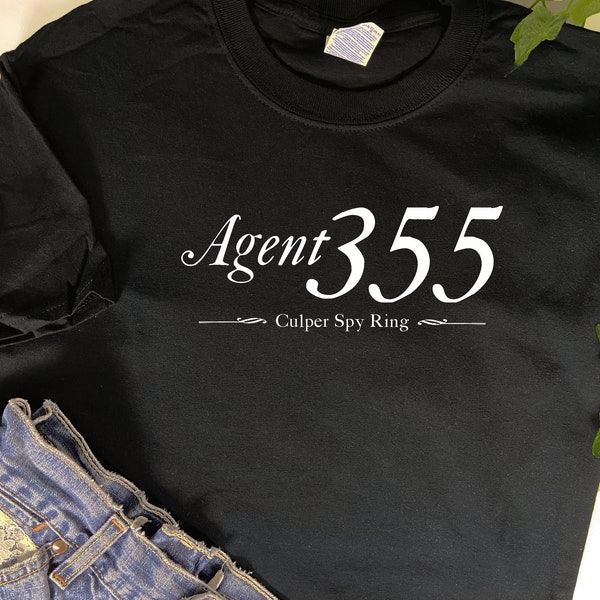 Agent 355, Culper Spy Ring T-Shirt, Revolutionary War T-shirt, American History T-shirt