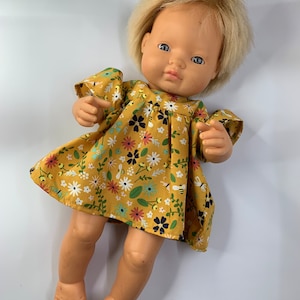 Miniland 38cm, Minikane Doll&#39;s Cotton Dress and Bloomers
