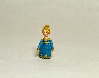 Mini Doll Queen Anne 1:12 scale. 12 mm high