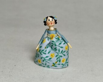 Mini Doll Peg 1:12 scale. 20 mm high approximate