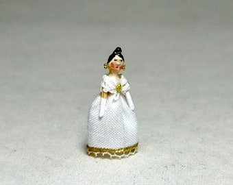 Mini Doll Gradnertal 1:12 scale. 13 mm high