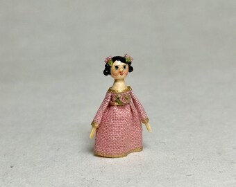 Mini Doll Peg 1:12 scale. 16 mm high