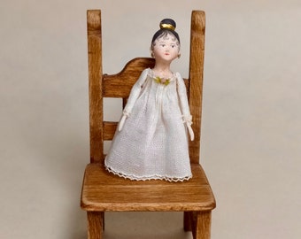 Miniature Grodenthal  doll reproduction  (1800) 1:12 scale. 30 mm high