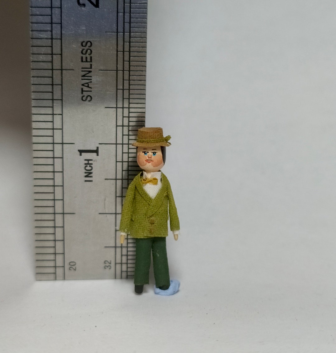 Mini Doll Peg Man . 1:12 Scale. 24-25 Mm High Approximate. - Etsy