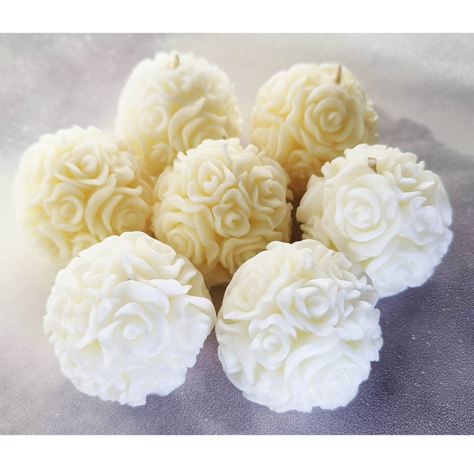 25 Wedding favour candles